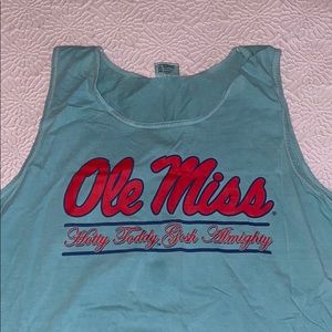 OLE MISS comfort colors tank